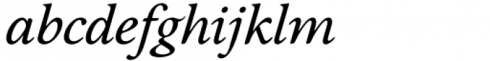 Magreb Medium Italic Font LOWERCASE