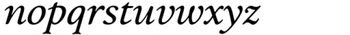 Magreb Medium Italic Font LOWERCASE