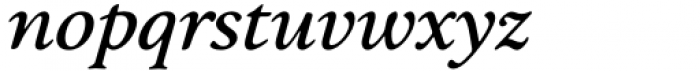 Magreb Semi Bold Italic Font LOWERCASE