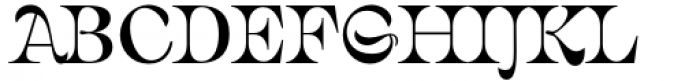 Magritte Regular Font UPPERCASE