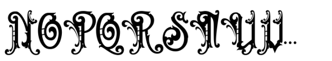 Magroe Regular Font UPPERCASE