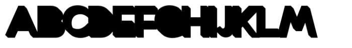 Magseo Extrude Font UPPERCASE