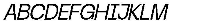 Magseva Italic Font UPPERCASE