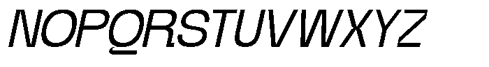 Magseva Italic Font UPPERCASE