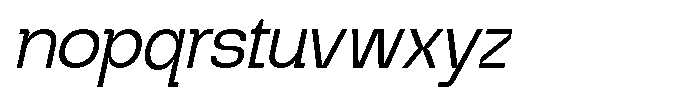 Magseva Italic Font LOWERCASE