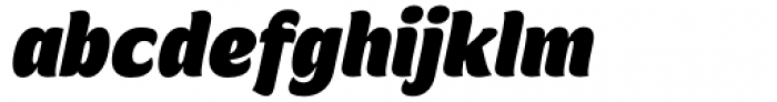 Mahameru Black Oblique Font LOWERCASE