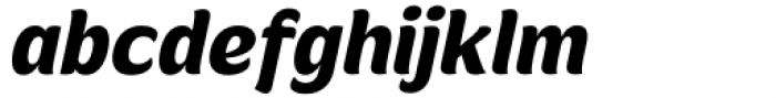 Mahameru Bold Oblique Font LOWERCASE