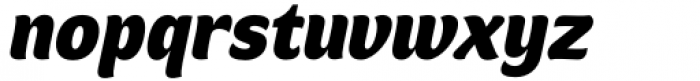 Mahameru Extra Bold Oblique Font LOWERCASE