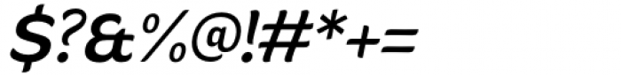 Mahameru Medium Oblique Font OTHER CHARS