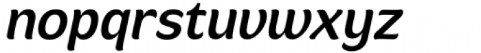 Mahameru Medium Oblique Font LOWERCASE
