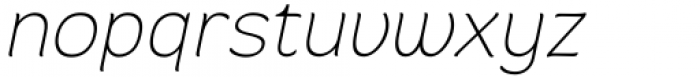 Mahameru Oblique Variable Font LOWERCASE