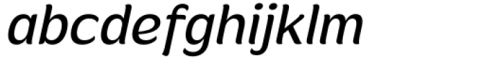 Mahameru Oblique Font LOWERCASE