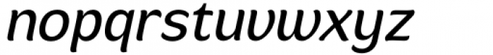 Mahameru Oblique Font LOWERCASE