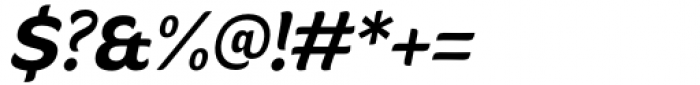 Mahameru Semi Bold Oblique Font OTHER CHARS