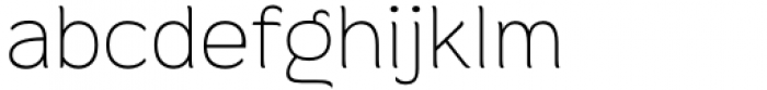 Mahameru Thin Font LOWERCASE