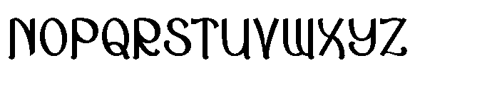 Maharaja Font UPPERCASE
