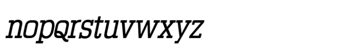 Mahardika Medium Oblique Font LOWERCASE