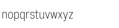 Mahasal Cnd Extra Light Font LOWERCASE