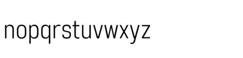Mahasal Cnd Light Font LOWERCASE