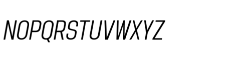 Mahasal Ex Cnd Italic Font UPPERCASE