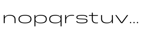 Mahasal Ex Exp Extra Light Font LOWERCASE