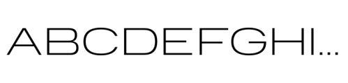 Mahasal Exp Extra Light Font UPPERCASE