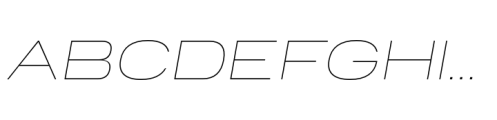 Mahasal Exp Thin Italic Font UPPERCASE