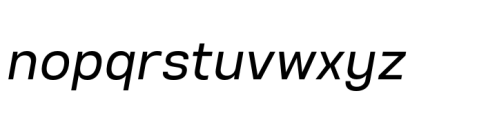 Mahasal Italic Font LOWERCASE
