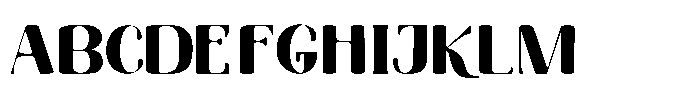 Maheng Black Font UPPERCASE