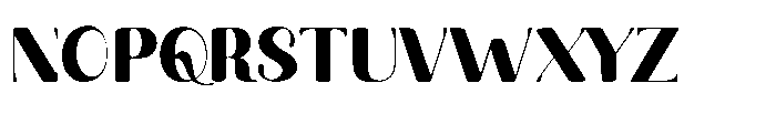 Maheng Black Font UPPERCASE