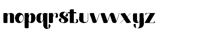 Maheng Black Font LOWERCASE