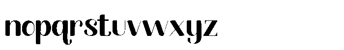 Maheng Bold Font LOWERCASE