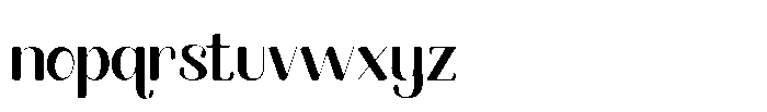 Maheng Semi Bold Font LOWERCASE