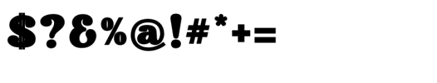 Mahoda Display Bold Font OTHER CHARS