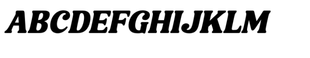 Mahoda Display Regular Oblique Font UPPERCASE