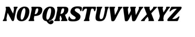 Mahoda Display Regular Oblique Font UPPERCASE