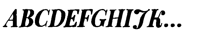 Mahogan Kondang  Rough Regular Font UPPERCASE