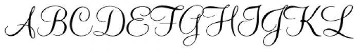 Mahogany Script Std Regular Font UPPERCASE
