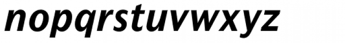 Mahsuri Sans MT Bold Italic Font LOWERCASE