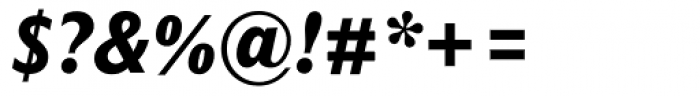Mahsuri Sans MT ExtraBold Italic OsF Font OTHER CHARS