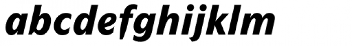 Mahsuri Sans MT ExtraBold Italic Font LOWERCASE