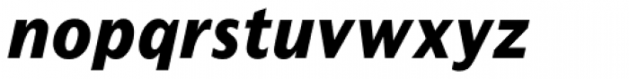 Mahsuri Sans MT ExtraBold Italic Font LOWERCASE