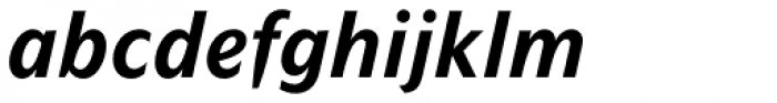 Mahsuri Sans Pro Bold Italic Font LOWERCASE