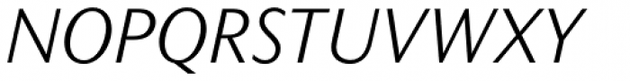 Mahsuri Sans Pro Light Italic Font UPPERCASE