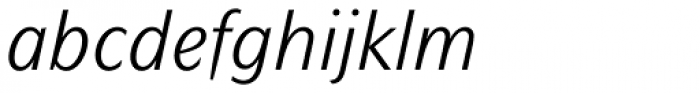 Mahsuri Sans Pro Light Italic Font LOWERCASE