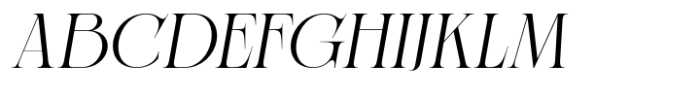 Maiden Luxor Italic Font UPPERCASE