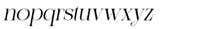 Maiden Luxor Italic Font LOWERCASE
