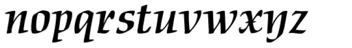 Maidenhead Italic Font LOWERCASE
