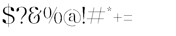 Maiken Regular Font OTHER CHARS