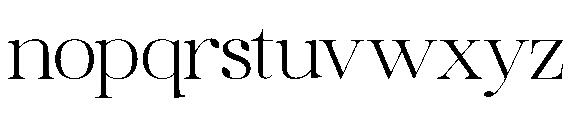 Maiken Regular Font LOWERCASE